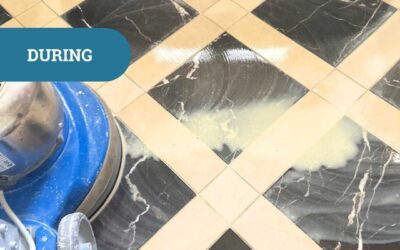 St. Laurent & Limestone Tile Floor Restored Buckhead, GA