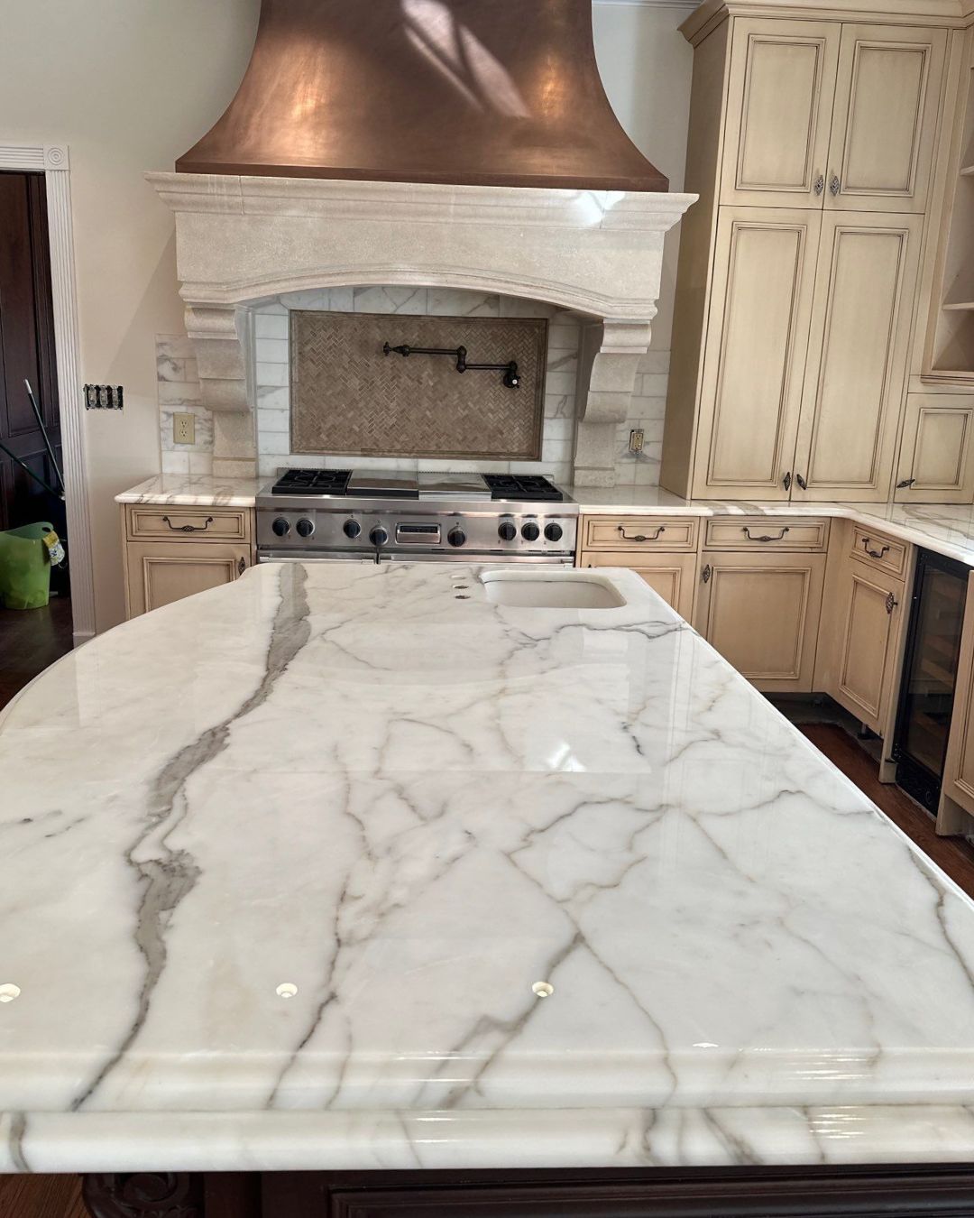 marble kitchen clean polish protect seal georgia